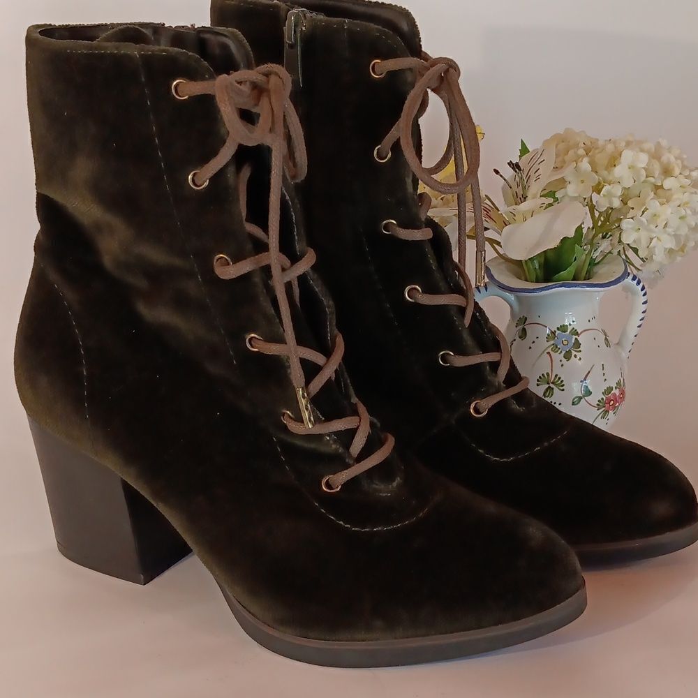 Eric Michael Velvet Boots